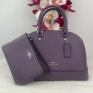 Coach Crossgrain Mini Sierra Satchel & Wristlet